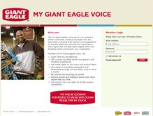 Tablet Screenshot of mygianteaglevoice.com